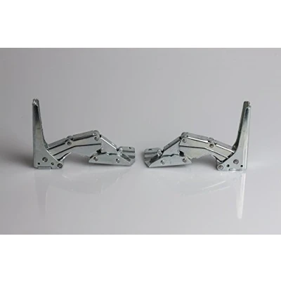 Abbildung von Siemens Bosch Türscharnier Set, Scharnier Set links oben, unten für Kühlschrank, Gefrierschrank 12004051 ersetzt 267189, 267190