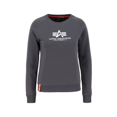 Abbildung von Alpha Industries New Basic Sweater Wmn Sweatshirt für Damen Vintage Grey