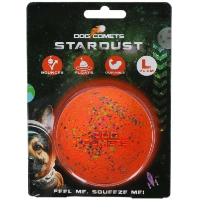 Abbildung von Dog Comets Ball Stardust Orange M 2 Stück