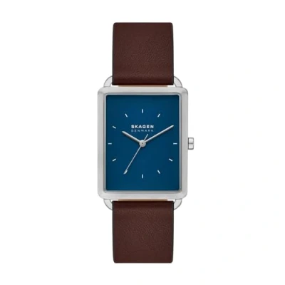 Abbildung von Skagen Hagen Uhr silvercoloured, Herren, Größe: One Size, Silver coloured