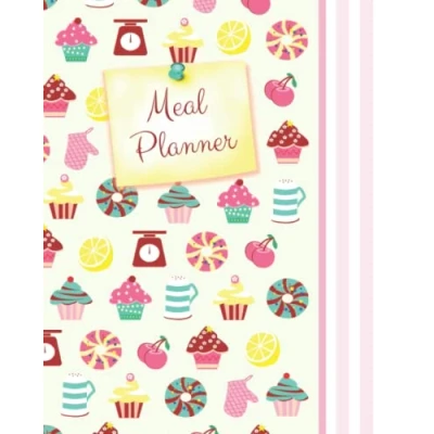 Abbildung von Meal Planner: Weekly Menu Planner with Grocery List [ Softback * Large (8&quot; x 10&quot;) 52 Spacious Records &amp; more Cupcakes Candy ] (Food Planners)