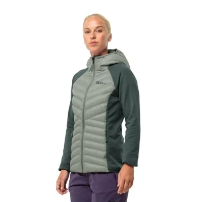 Abbildung von Jack Wolfskin Routeburn PRO Hybrid Winterjacke, Damen, Größe: XL, Mint leaf