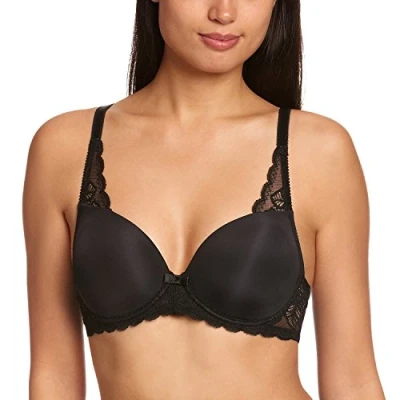 Abbildung von Triumph Damen Amourette Spotlight WHP X Schalen BH mit Bügel, Black, 75C