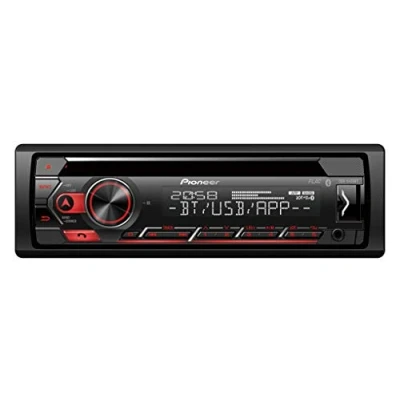 Abbildung von Pioneer DEH S420BT 1DIN Autoradio CD Tuner mit RDS Bluetooth MP3 USB und AUX Eingang Freisprecheinrichtung Smart Sync App 13 Band Equalizer iPod Steuerung
