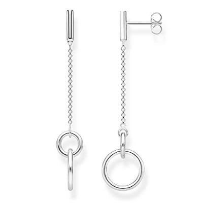Abbildung von Thomas Sabo Damen Ohrringe Ohrstecker Kreise 925 Sterling Silber H2046 001 21