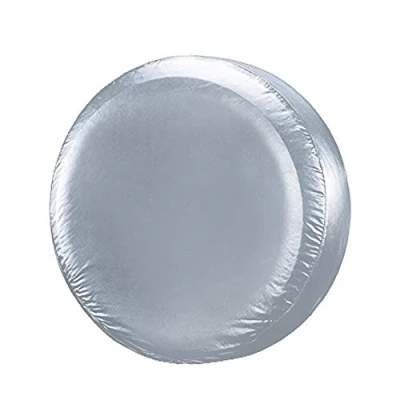 Abbildung von ETOPARS Etopar Universal 14&quot; Zoll Silber Reserveradabdeckung Reifencover für alle Durchmesser (60cm 69cm/24 27) Anhänger Auto PVC Wasserdicht Schutz