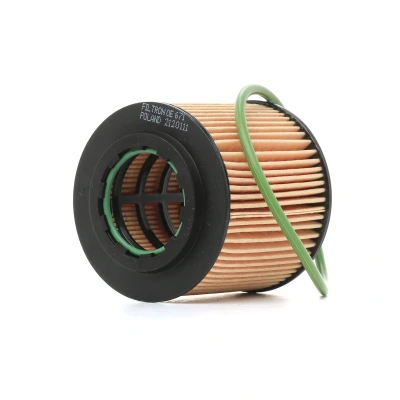 Abbildung von FILTRON OE 671 Ölfilter Filtereinsatz SKODA: Fabia 1 Combi, 2, Roomster, SEAT: Ibiza 4, 4 Sportcoupe, ST