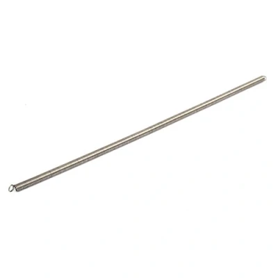 Abbildung von sourcing map 0,5mmx6mmx300mm 304 Edelstahl Zugfedern silber Farbton