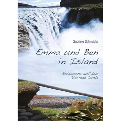 Abbildung von Emma und Ben in Island Goldsuche auf dem Diamond Circle
