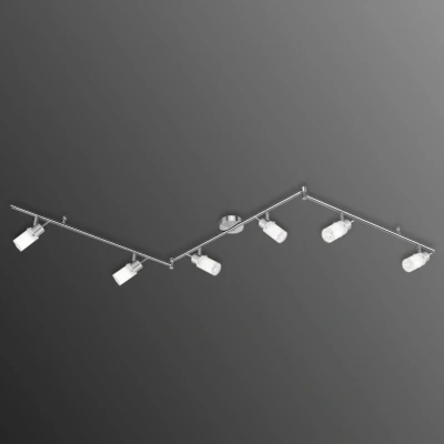 Abbildung von JUST LIGHT Deckenleuchte »MAX LED«, 6 flammig, Leuchtmittel GU10 wechselbar, wechselbares LED