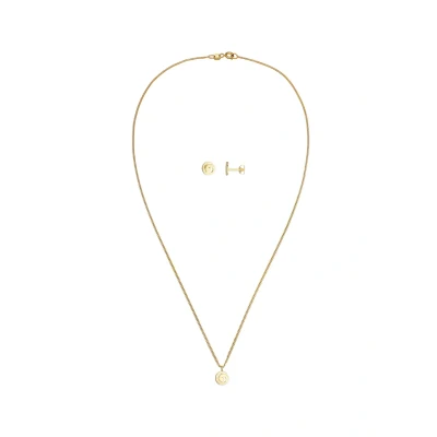 Abbildung von Elli Jewelry SET Design Ohrringe goldcoloured, Damen, Größe: 45, Gold coloured