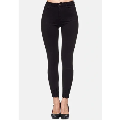 Abbildung von Elara Damen Jeans Chunkyrayan 4D433 Schwarz Berlin 42 (XL)
