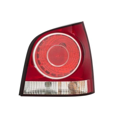 Abbildung von HELLA 2VP 965 303 081 Rückleuchte rechts P21/4W, P21W, PY21W, R5W 12 glasklar, Rot mit Glühlampen Lampenträger VOLKSWAGEN: Polo IV Hatchback