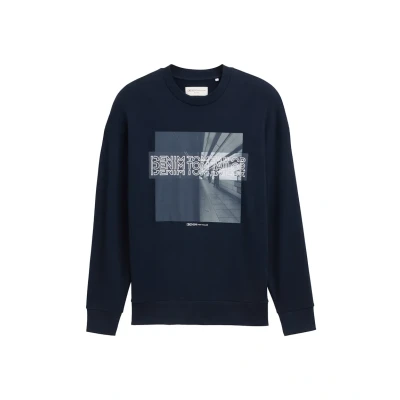 Abbildung von TOM Tailor Sweatshirt, Herren, Größe: Large, Dunkelblau