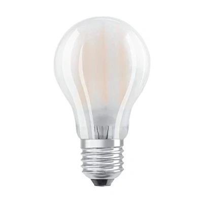 Abbildung von OSRAM Filament LED Lampe mit E27 Sockel, Warmweiss (2700K), klassiche Birnenform, 2.5W, Ersatz für 25W Glühbirne, matt, Retrofit CLASSIC A, Warmweiß