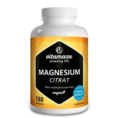 Abbildung von Magnesiumcitrat 360 mg vegan Kapseln