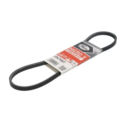 Abbildung von GATES Micro V Stretch Fit 3PK798SF Keilrippenriemen 798 3 Polyester, EPDM (Ethylen Propylen Dien Kautschuk) MAZDA: Hatchback