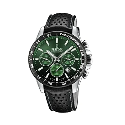 Abbildung von Festina Chronograph, Herren, Größe: One Size, Silberfarben