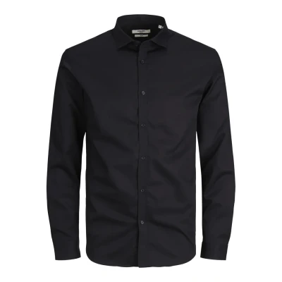 Abbildung von Jack &amp; Jones Premium Jprblacardiff SLIM FIT Hemd, Herren, Größe: XXL, Black