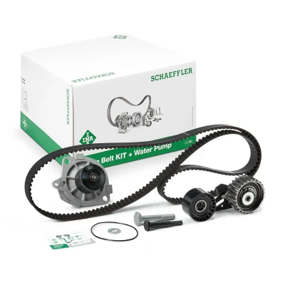 Abbildung von INA 530 0622 30 Wasserpumpe + Zahnriemensatz mit FIAT: Punto II Hatchback, Stilo Multi Wagon, BRAVO 2, ALFA ROMEO: 147, 156 Sportwagon