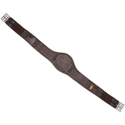 Abbildung von Schockemöhle Sattelgurt Portland Espresso/Silber 115cm