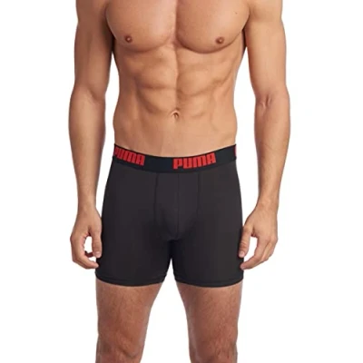 Abbildung von PUMA Herren Boxershorts, 3er Pack