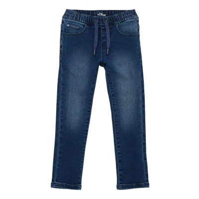 Abbildung von s.Oliver Joggstyle Jeans Slim Fit für Kinder, Größe: 92xREG, Dunkelblau