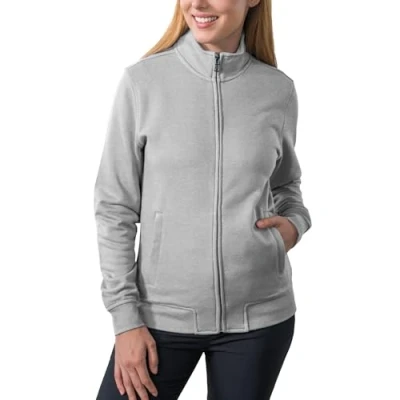 Abbildung von HRM Damen 1002 Kapuzenpullover, Grey Melange, L