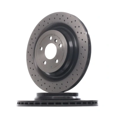 Abbildung von BREMBO COATED DISC LINE 09.A961.21 Bremsscheibe 345 22 5 gelocht/innenbel. beschichtet hochgekohlt mit Schrauben MERCEDES BENZ: GLE Off Road, GL
