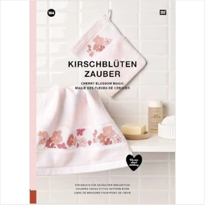 Abbildung von Stickbuch 184 Kirschblütenzauber für gezählten Kreuzstich