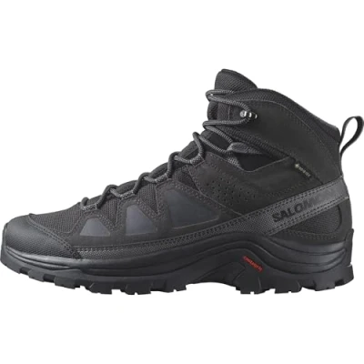 Abbildung von Salomon Quest ROVE GTX Hikingschuh, Herren, Größe: 45 1/3, Black/phantom/magnet Leder und textil