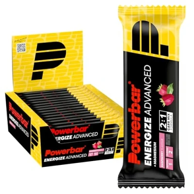Abbildung von Powerbar Energize Advanced Himbeere 15x55g High Carb Energieriegel Magnesium&amp;Natrium