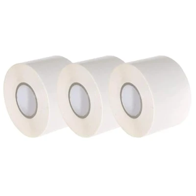 Abbildung von GOCABLETIES Isolierband Weiß 50 mm x 33 m strapazierfähiges, selbstklebendes zum Schutz, Bündeln und Reparieren von Kabeln 3 Rollen