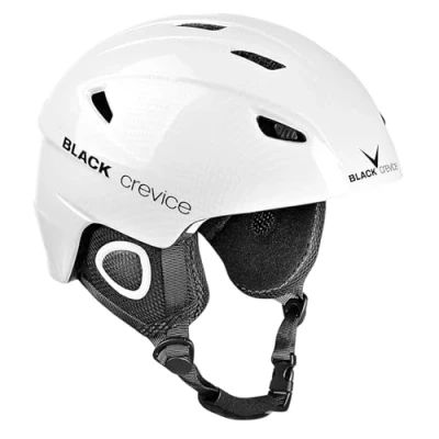 Abbildung von Black Crevice Skihelm Kitzbühel, BCR143764, weiß Carbon, Gr. XS