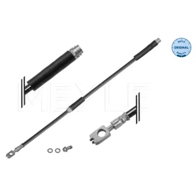Abbildung von MEYLE 100 525 0010/S Bremsschläuche Vorderachse 575 M10x1 AUDI: TT Roadster, A3 Hatchback, Coupe, VOLKSWAGEN: New Beetle Hatchback