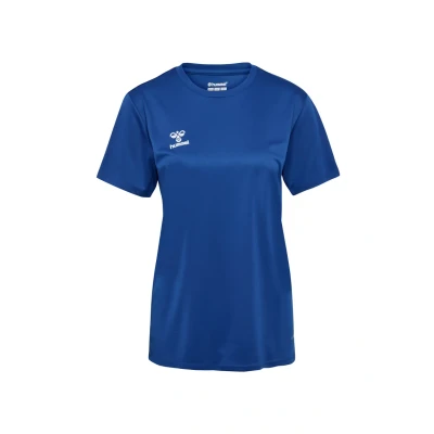 Abbildung von Hummel Essential Tshirt basic, Damen, Größe: 44, True blue