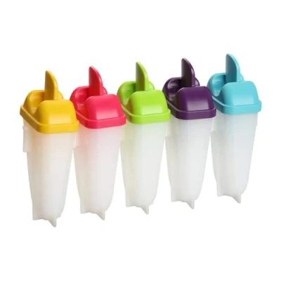 Abbildung von FACKELMANN Set de moldes para helados al agua Stieleisformer, Kunststoff, Mehrfarbig, 19 x 11,5 5 cm, Einheiten
