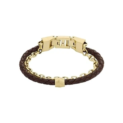 Abbildung von Fossil Armband goldcoloured, Herren, Größe: One Size, Gold coloured