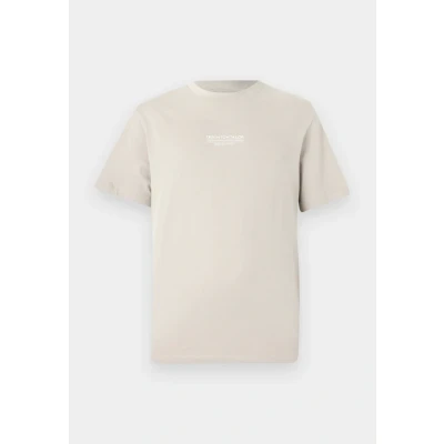 Abbildung von TOM Tailor Denim Relaxed Printed Tshirt print, Herren, Größe: XS, Light dove grey