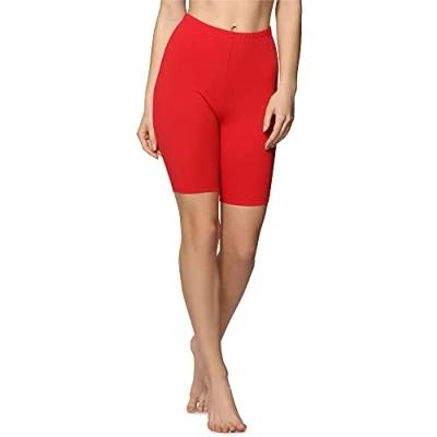 Abbildung von Bellivalini Damen Thermo Leggings Gefüttert mit Fußschlaufe für Winter Warme Apre Ski BLV50 321 (Rot, XXL)