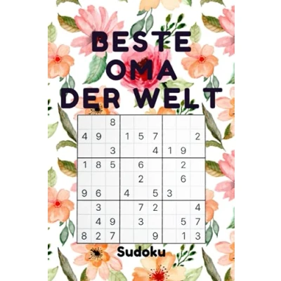 Abbildung von BESTE Oma DER WELT Sudoku: 240 Sudoku Rätsel inkl. Lösungen Leicht schwer kleine Geschenke für zu weihnachten Geburtstag weihnachtsgeschenke Großmutter frauen