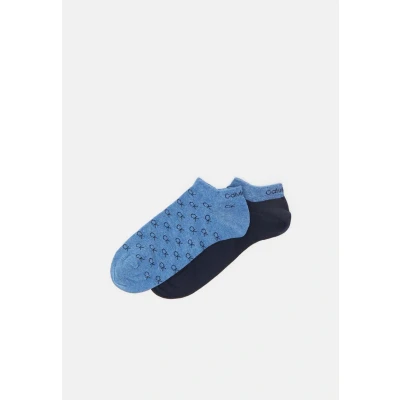 Abbildung von Calvin Klein Underwear Sneaker ALL OVER LOGO 2 PACK Füßlinge, Größe: 39 42, Mid denim