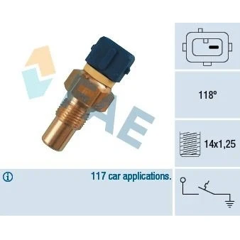 Abbildung von Sensor, Kühlmitteltemperatur FAE FAE35290