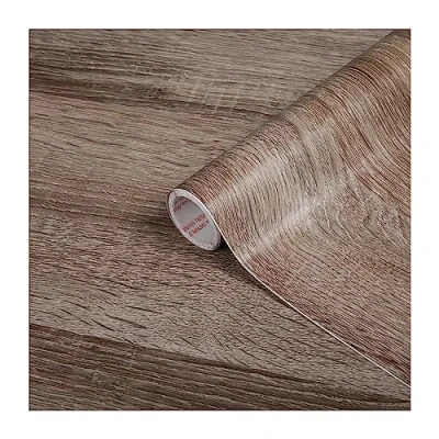 Abbildung von d c fix Möbel Klebefolie Sonoma Eiche Trüffel Holz Optik 90 cm x 2,1 m Möbelfolie selbstklebend Deko Folie Küche Tisch Schrank Holzfolie Türfolie Türtapete Tür Retro Vintage dunkelbraun