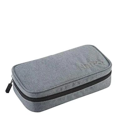 Abbildung von Nitro Pencil Case Xl Inkl. Geo Dreieick &amp; Stundenplan, Federmäppchen, Schlampermäppchen, Faulenzer Box, Federmappe, Stifte Etui, Black Noise, 1161 878043, UNIC