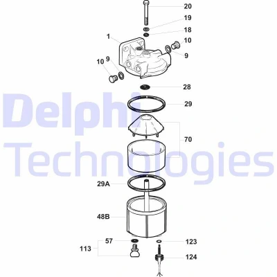 Abbildung von DELPHI 42015652 12B1 Hochdruckpumpe