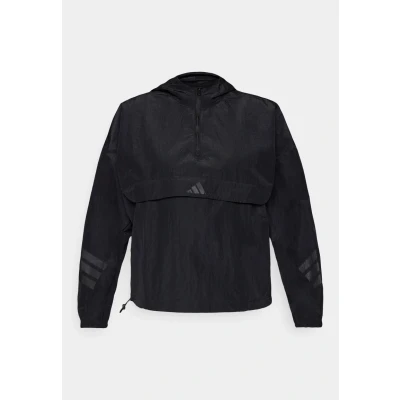 Abbildung von adidas Sportswear Future Icons Three Stripes Windbreaker, Damen, Größe: Large, Black