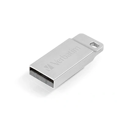 Abbildung von Verbatim Executive USB Stick aus Metall 16 GB, 2.0, Speicherstick, für Laptop Notebook Ultrabook TV Autoradio, 2.0 Stick, Datenstick inklusive Schlüsselring, Silber