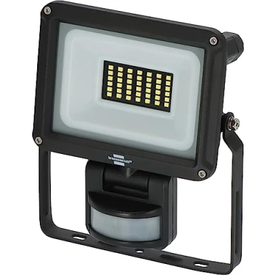 Abbildung von Brennenstuhl LED Strahler JARO 3060 P (LED Wandstrahler für außen IP65, 20W, 2300lm, 6500K, mit Bewegungsmelder und Dämmerungssensor)
