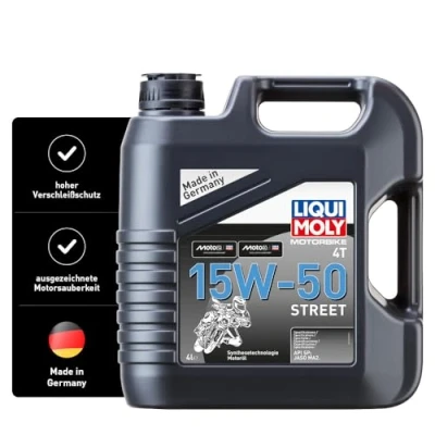Abbildung von LIQUI MOLY Motorbike 4T 15W 50 Street 4 L Motorrad Synthesetechnologie Motoröl Art. Nr.: 1689